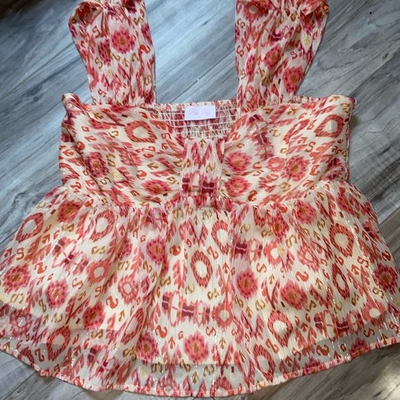 Pink Lily Tops - NEW PINK LILY TOP SIZE LARGE